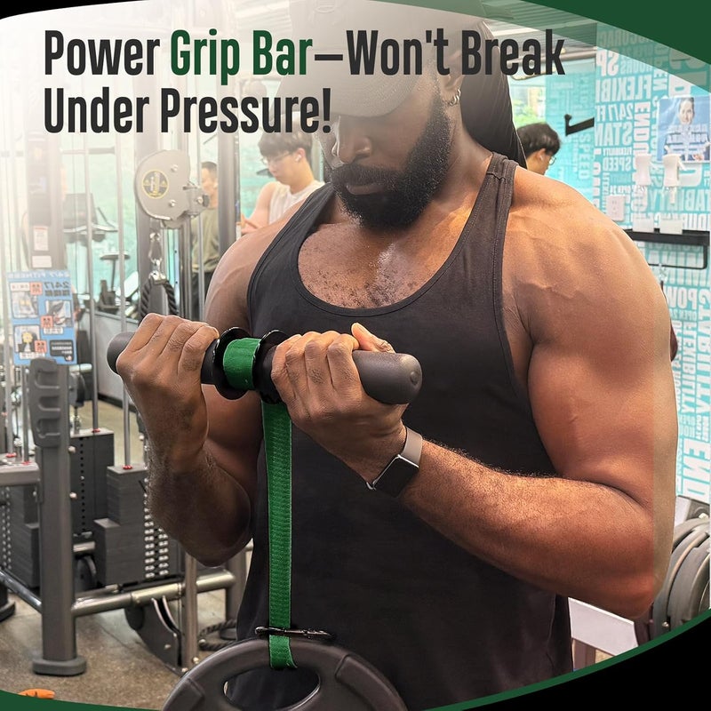 FitBeast Forearm Strengthener & Forearm Exerciser, Wrist Roller with Thicker Handle, Forearm Strength Trainer with Adjustable Strap - Ideal for Grip Strength, Muscle Building, Rehabilitation - Image 5